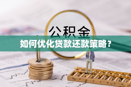 嘉陵如何优化贷款还款策略？
