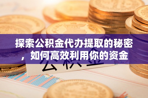 嘉陵探索公积金代办提取的秘密，如何高效利用你的资金