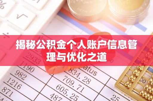 嘉陵揭秘公积金个人账户信息管理与优化之道