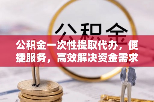 嘉陵公积金一次性提取代办，便捷服务，高效解决资金需求