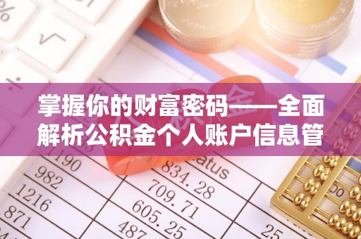 嘉陵掌握你的财富密码——全面解析公积金个人账户信息管理与优化