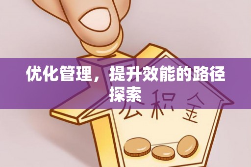 嘉陵优化管理，提升效能的路径探索