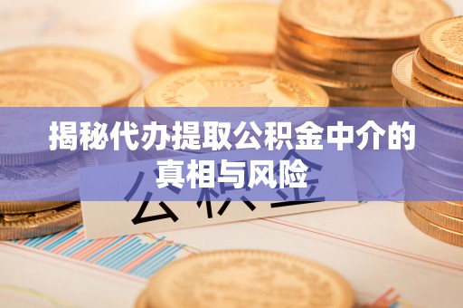 嘉陵揭秘代办提取公积金中介的真相与风险