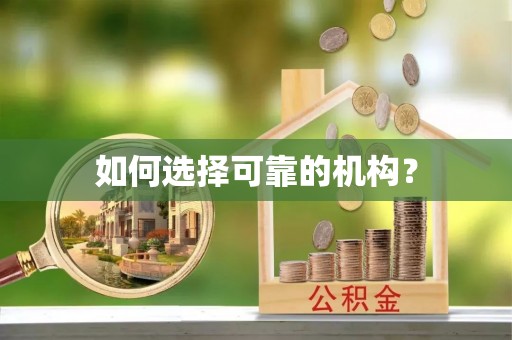 嘉陵如何选择可靠的机构？
