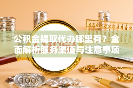 嘉陵公积金提取代办哪里有？全面解析服务渠道与注意事项