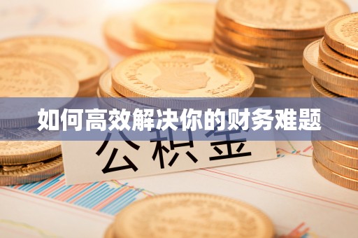 嘉陵如何高效解决你的财务难题