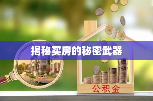 嘉陵揭秘买房的秘密武器