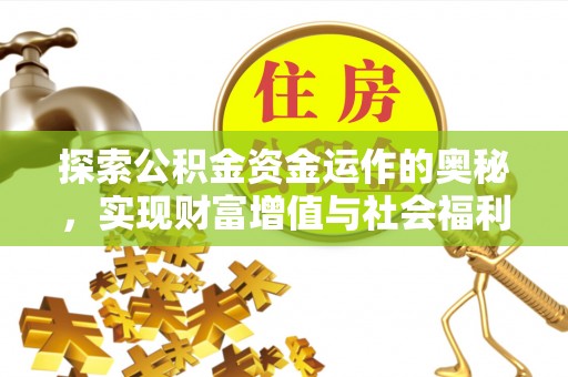 嘉陵探索公积金资金运作的奥秘，实现财富增值与社会福利双赢
