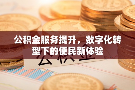 嘉陵公积金服务提升，数字化转型下的便民新体验