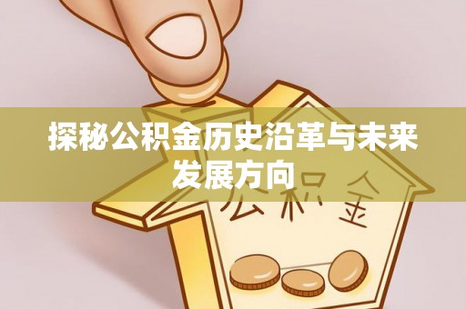 嘉陵探秘公积金历史沿革与未来发展方向