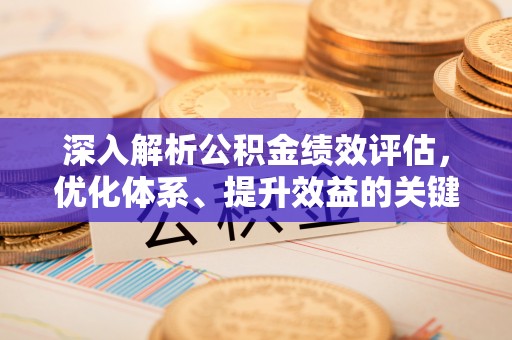 嘉陵深入解析公积金绩效评估，优化体系、提升效益的关键路径