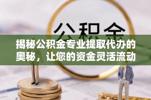 嘉陵揭秘公积金专业提取代办的奥秘，让您的资金灵活流动
