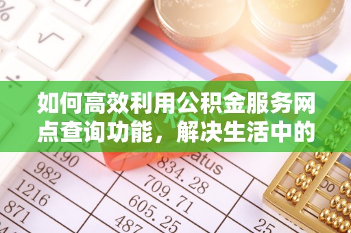 嘉陵如何高效利用公积金服务网点查询功能，解决生活中的资金难题
