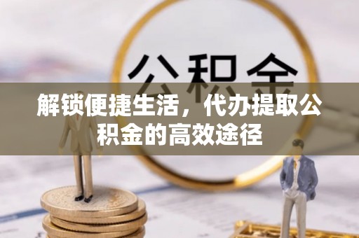 嘉陵解锁便捷生活，代办提取公积金的高效途径