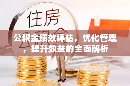 嘉陵公积金绩效评估，优化管理，提升效益的全面解析