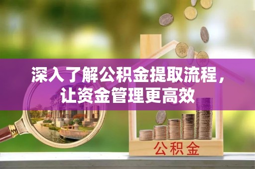 嘉陵深入了解公积金提取流程，让资金管理更高效