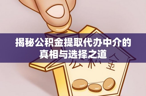 嘉陵揭秘公积金提取代办中介的真相与选择之道