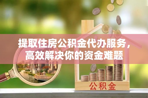 嘉陵提取住房公积金代办服务，高效解决你的资金难题
