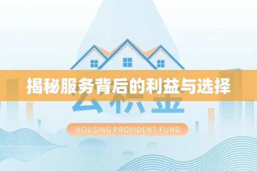 嘉陵揭秘服务背后的利益与选择