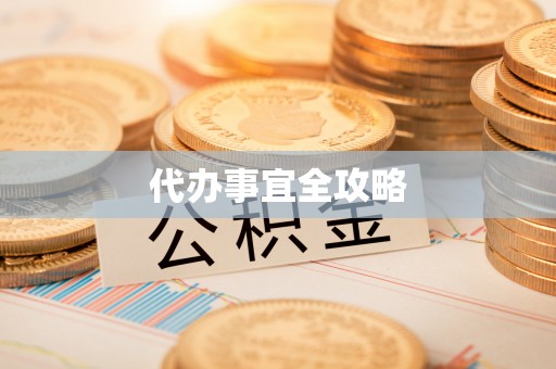 嘉陵代办事宜全攻略