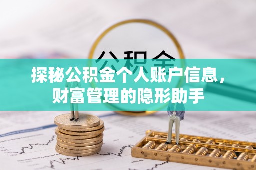嘉陵探秘公积金个人账户信息，财富管理的隐形助手