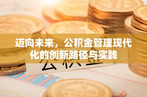 嘉陵迈向未来，公积金管理现代化的创新路径与实践