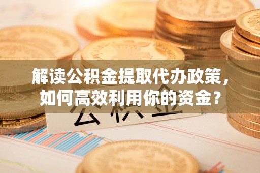 嘉陵解读公积金提取代办政策，如何高效利用你的资金？