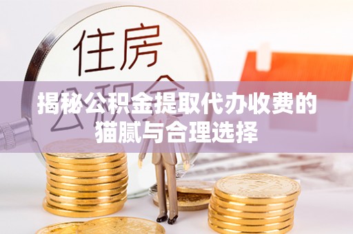 嘉陵揭秘公积金提取代办收费的猫腻与合理选择
